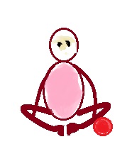 股関節を柔らかくするピラティスボール（＝エクササイズボール）の運動