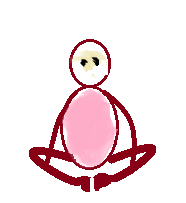 胡坐から足裏あわせ